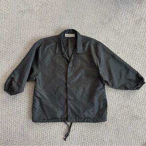 Fear of God kids dark green jacket